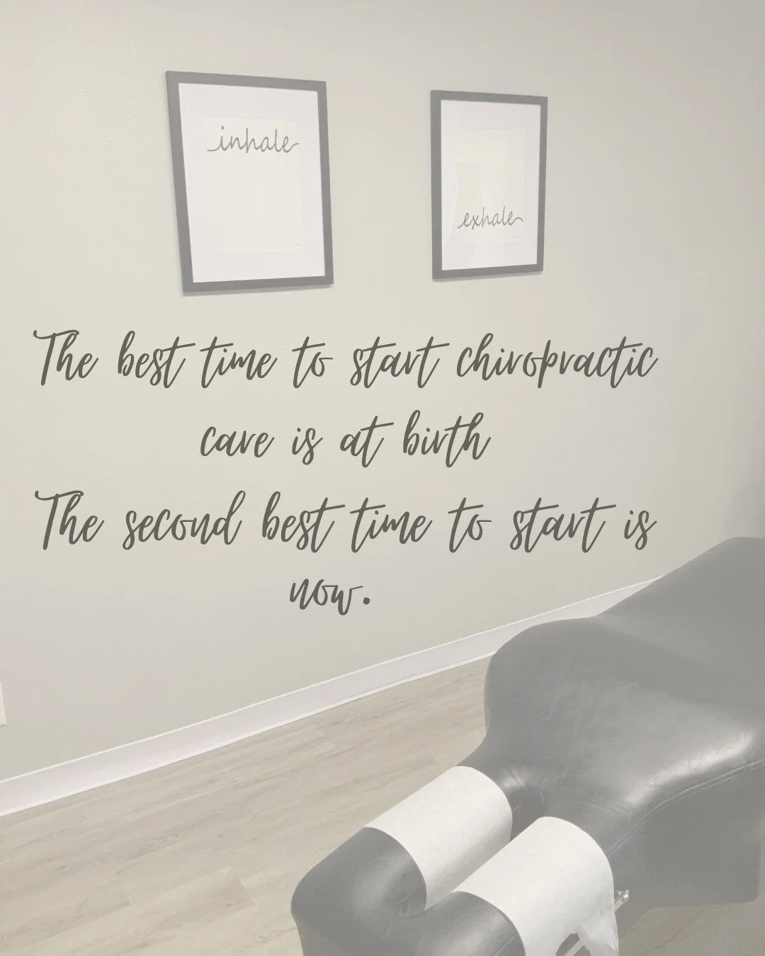 Happy Monday! It is the second-best time to start chiropractic, so we will see you soon.

We can't wait to see you!
Monday-Thursday 9-1, 3-6, and Friday 9-1
515-461-3505
Elevationchiropracticankeny.com
#ankenyiowa #ankenychiropractor #familywellness 