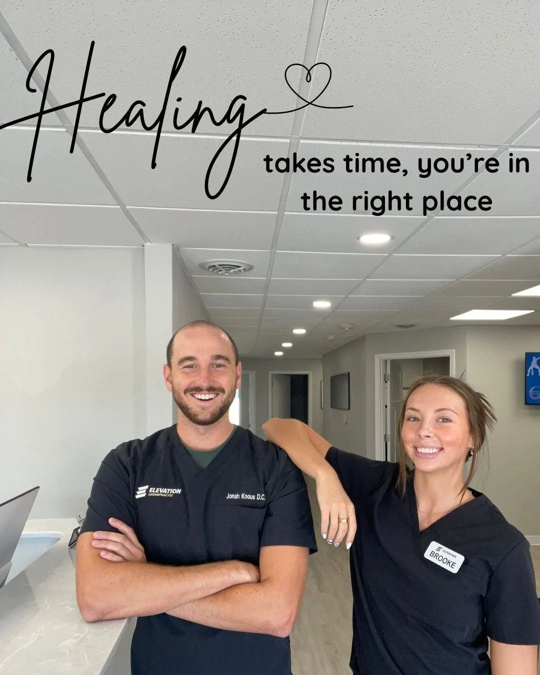 Healing takes time. 💚

It may or may not show right away, but you are progressing.

Every adjustment, every appointment, and every step you take toward better health is helping your body heal and function the way it was designed to.

Some changes ha