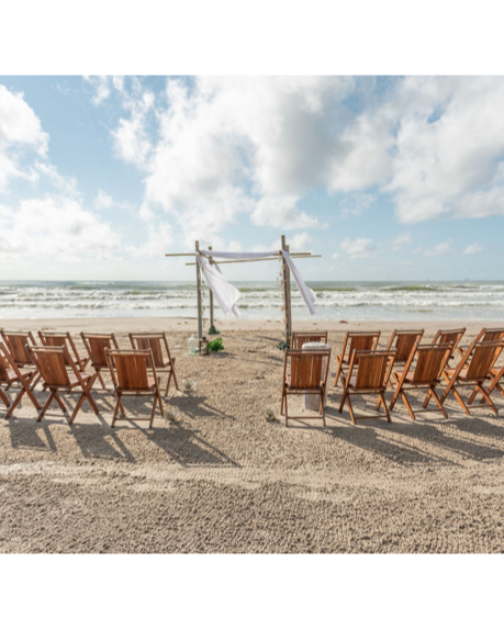 Classic beach wedding in Port Aransas