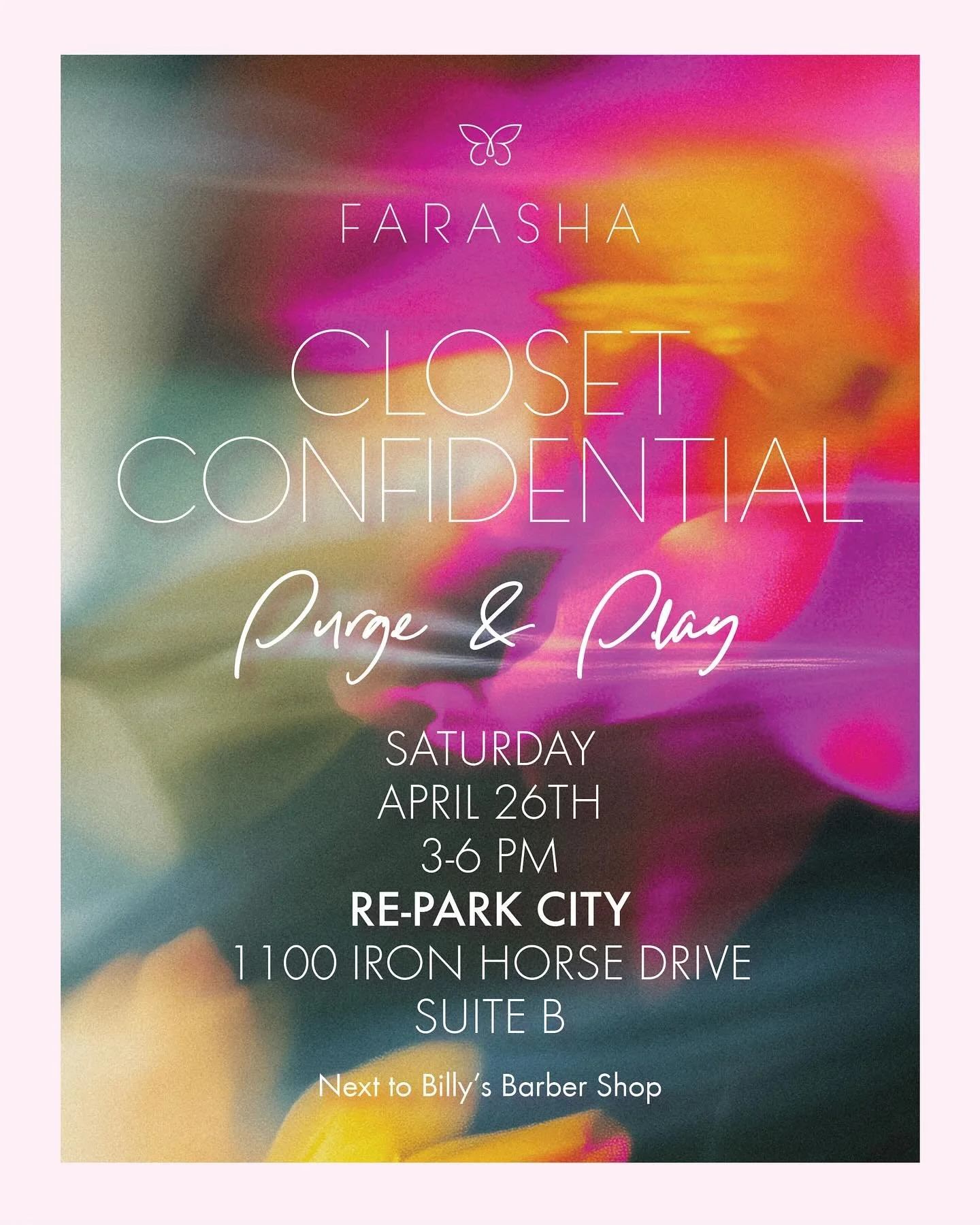 Do you want to Purge and Play Dress Up?!

Join us at @re_parkcity - Park City&rsquo;s new consignment store on Saturday April 26th from 3-6pm at 1100 Iron Horse Drive Suite B (next to Billy&rsquo;s Barber Shop)  #shoplocal #reuse #resell #recreate