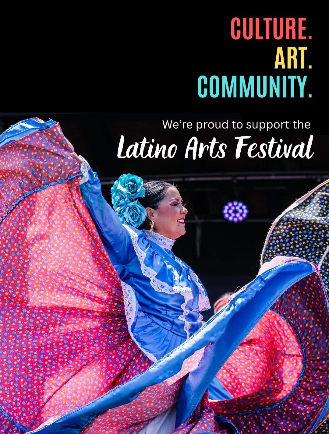 Celebrating culture, creativity, and community. 💚

We&rsquo;re honored to support the Latino Arts Festival &mdash; a vibrant weekend filled with music, dance, artists, makers, food, and the cultural traditions that bring our community together.

Fro