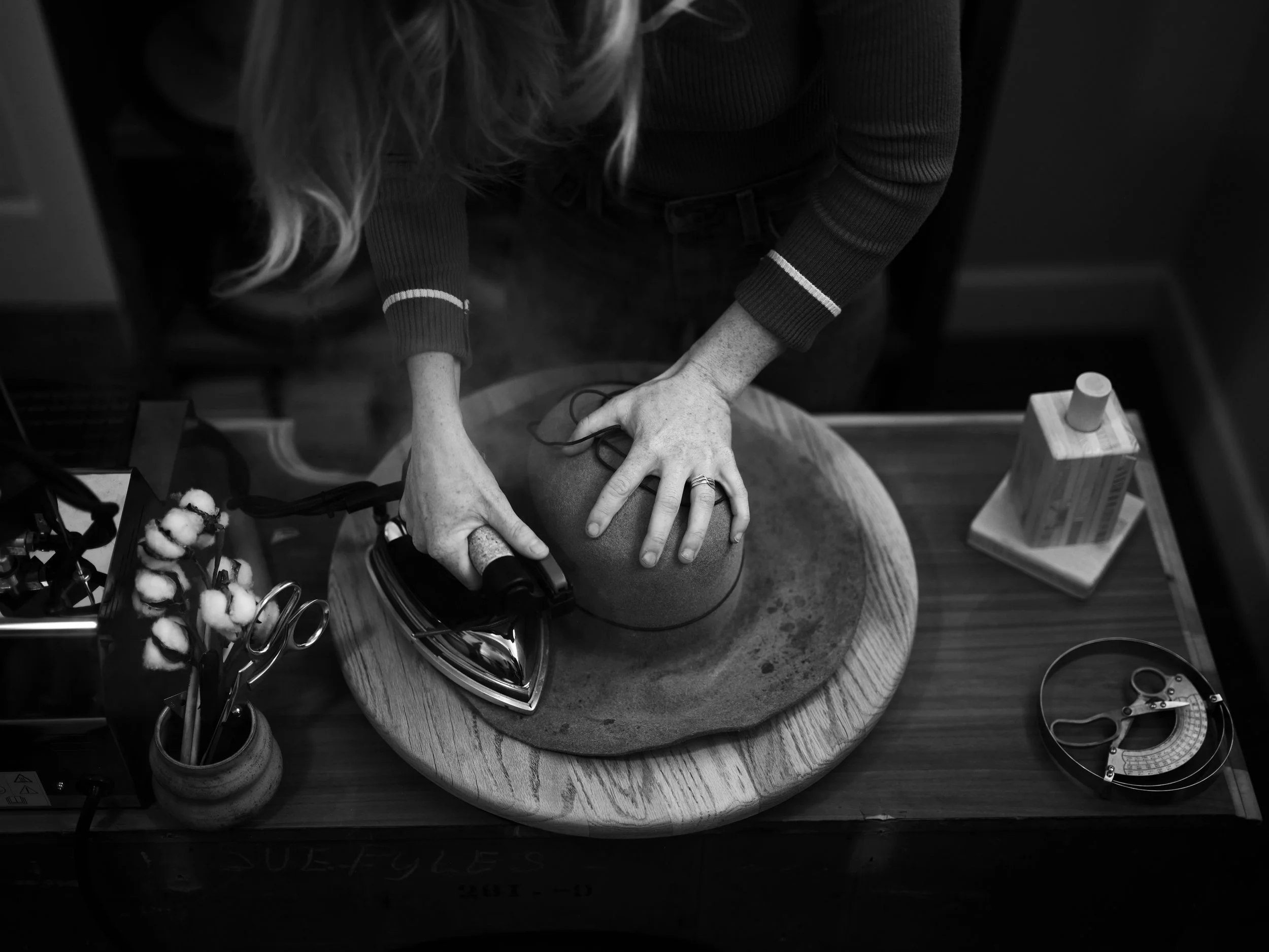 Custom Cowgirl and Cowboy Hat making in Park City. Park City Utah Bachelorette Party Ideas at Distrikt F.