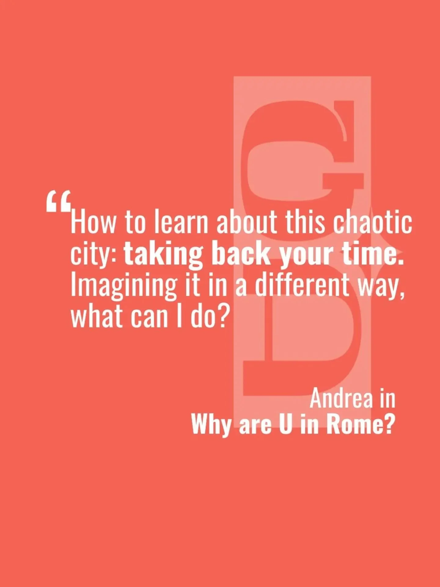 What a pleasure to introduce my guest Andrea Paone on the podcast. We actually connected through another podcast, a beautiful reminder of how randomly you can meet people here, and how Rome's community is an impressive, intertwined network. ✨

Origin