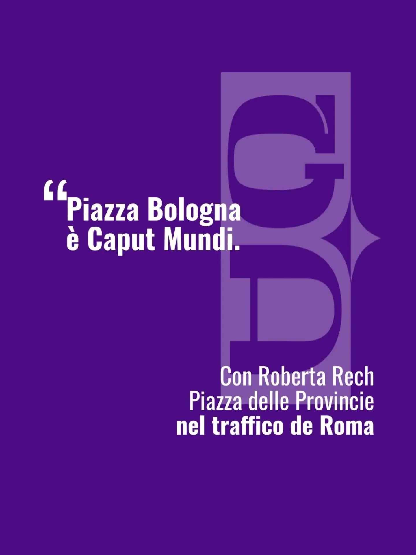 Da Largo Preneste a Piazza Bologna, abbiamo fatto un giro con l'artista brasiliana Roberta Rech ❤️&zwj;🔥

Mettendo a confronto Porto Alegre con l'Italia, Roberta ha centrato subito il punto: il traffico romano &egrave; puramente disorganizzato. Un p