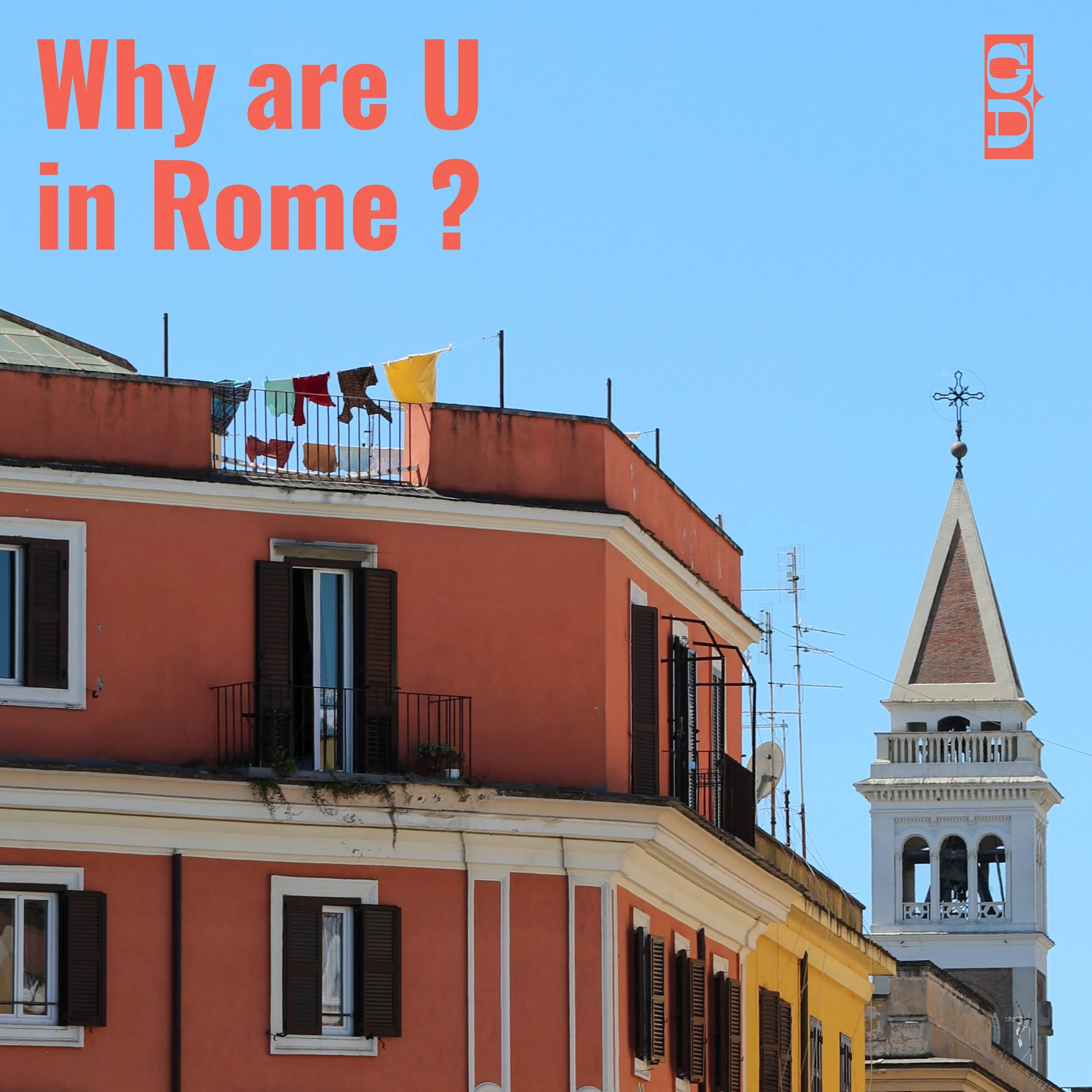 cover why are u in rome