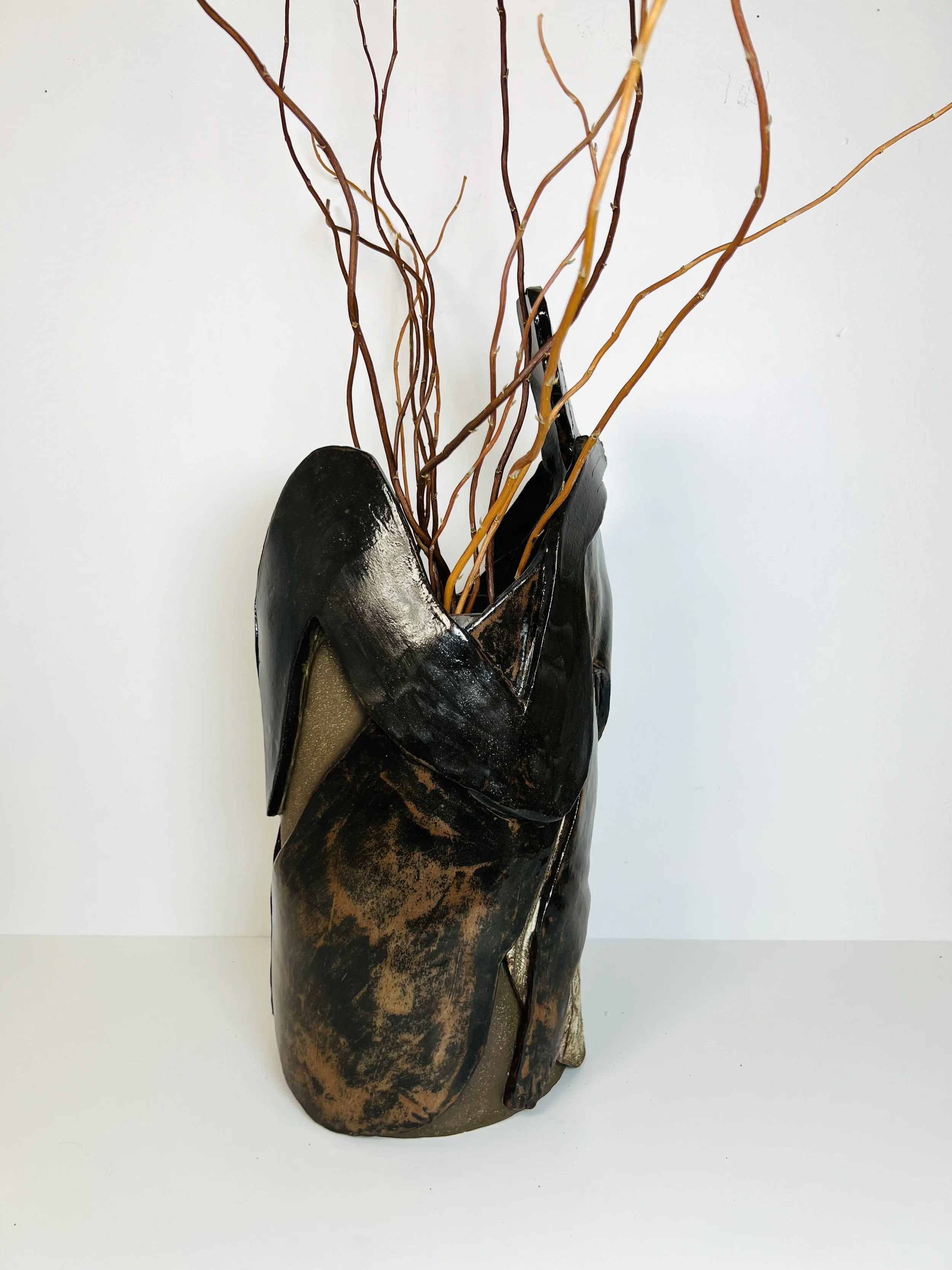A Brazos, 2024 // Ceramic and glaze // 17 x 6 x 6 in