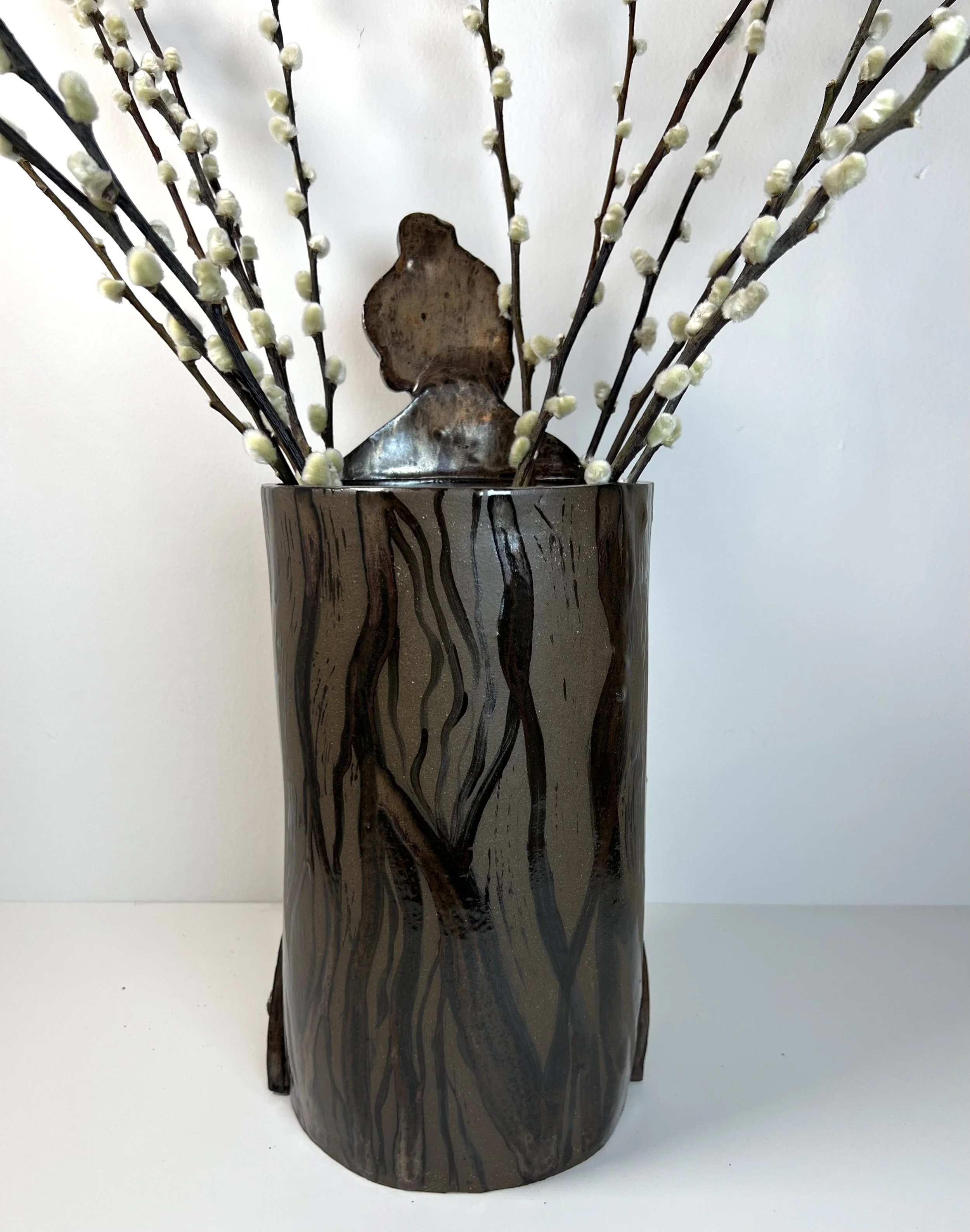 From My Body, Yours, 2025 // Ceramic and glaze // 13.5 x 6.5 x 6 in // Placed in a private collection