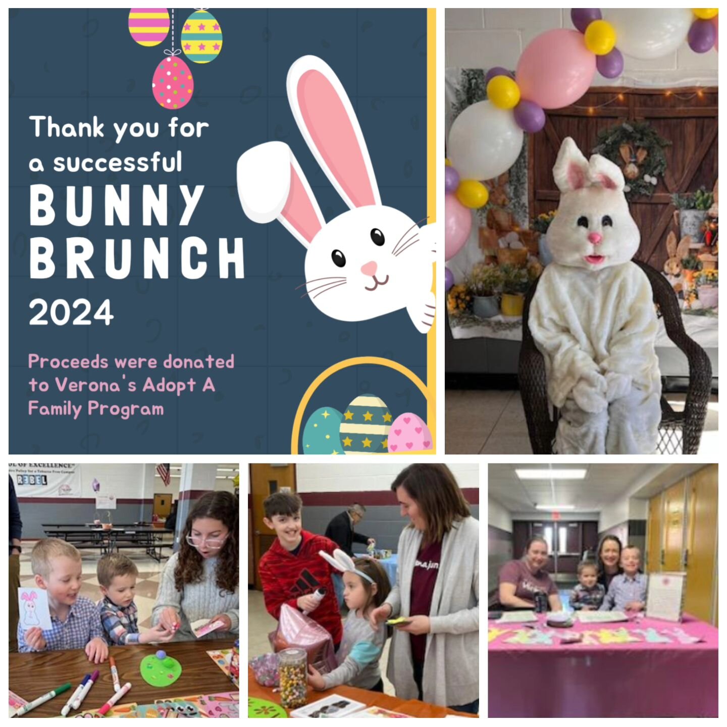 Thank you Verona! We hosted another successful Bunny Brunch this Sunday and donated proceeds to Verona's Adopt A Family program to help locals families in need. 

Huge thank you to our sponsors: @cedarbeanscoffeejoint @nothingbundtcakes West Caldwell