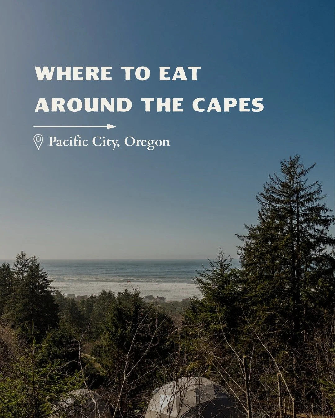 From coffee to post-beach pizza and a good beer, these are a few places we keep coming back to. 

#TwoCapesLookout #OregonCoast #PNWTravel #GlampingOregon #PacificCity #PNWFood