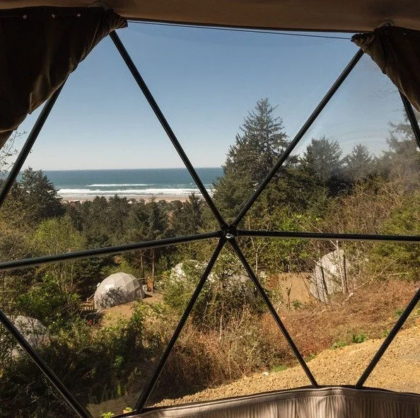 Memorial Day Weekend, but make it glamping. Wake up to ocean views, settle into your dome, and spend the long weekend exploring the coast from Two Capes Lookout.

#TwoCapesLookout #OregonCoast #PNWTravel #GlampingOregon #PacificCity