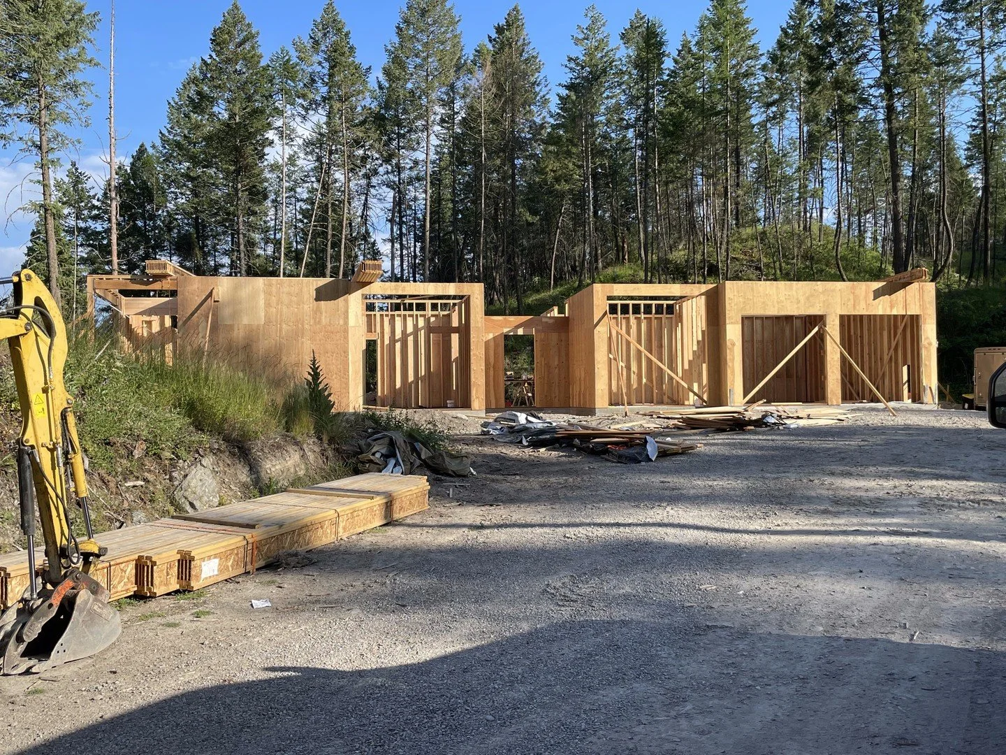 Walls tilted up, hanging rafters soon