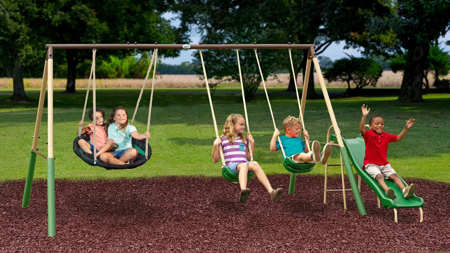 Super Disc Swing Set