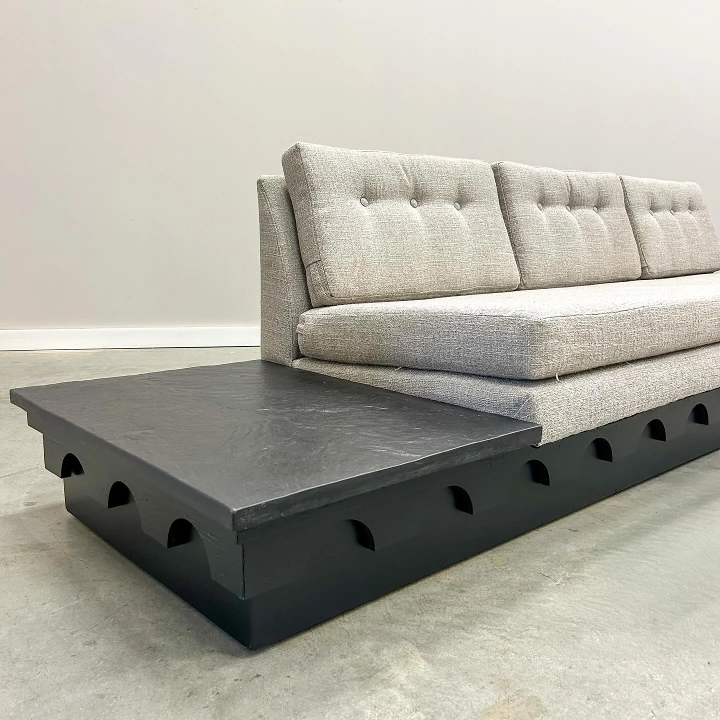 We&rsquo;re taking a break through October 15 but couldn&rsquo;t resist sharing a peek at what&rsquo;s next! 

This Adrian Pearsall for Craft Associates sofa is part of our upcoming collection. Sculptural, architectural, and full of presence.

Feelin