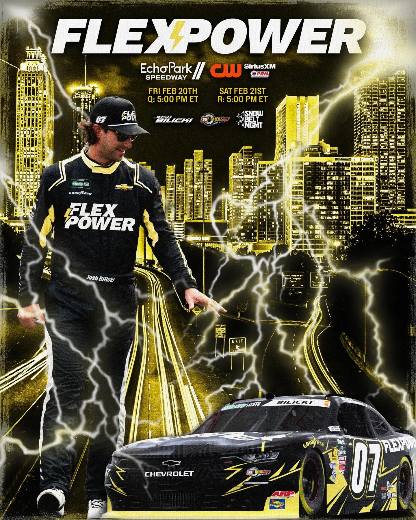 Time to ride the lightning in Atlanta with @myflexpower ⚡️