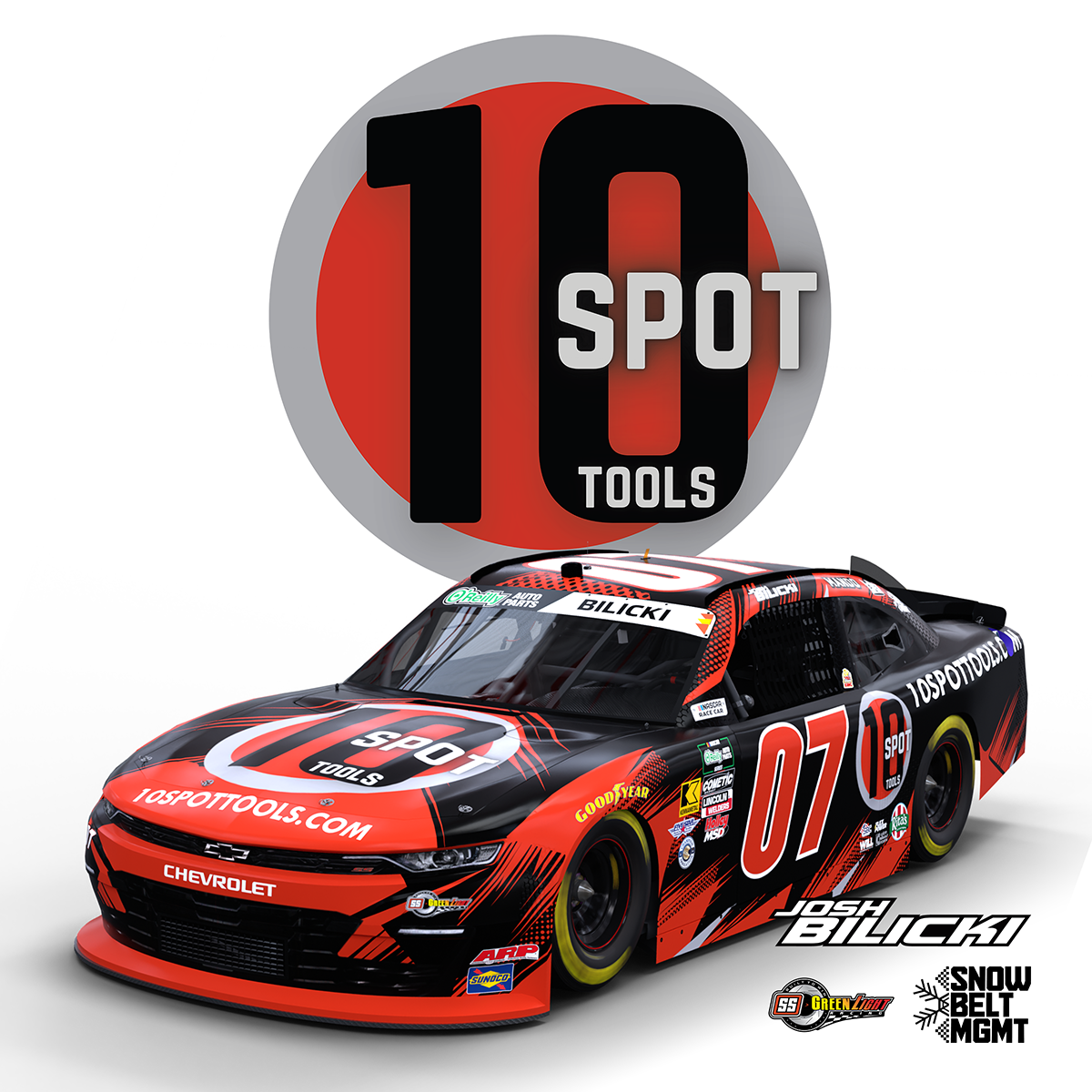 JOSH BILICKI AND 10-SPOT TOOLS PARTNER FOR BRISTOL RACE