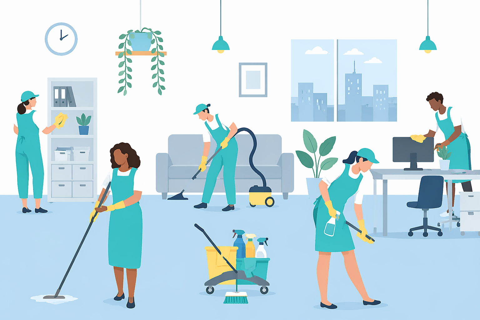 Sol Cleaning Services team