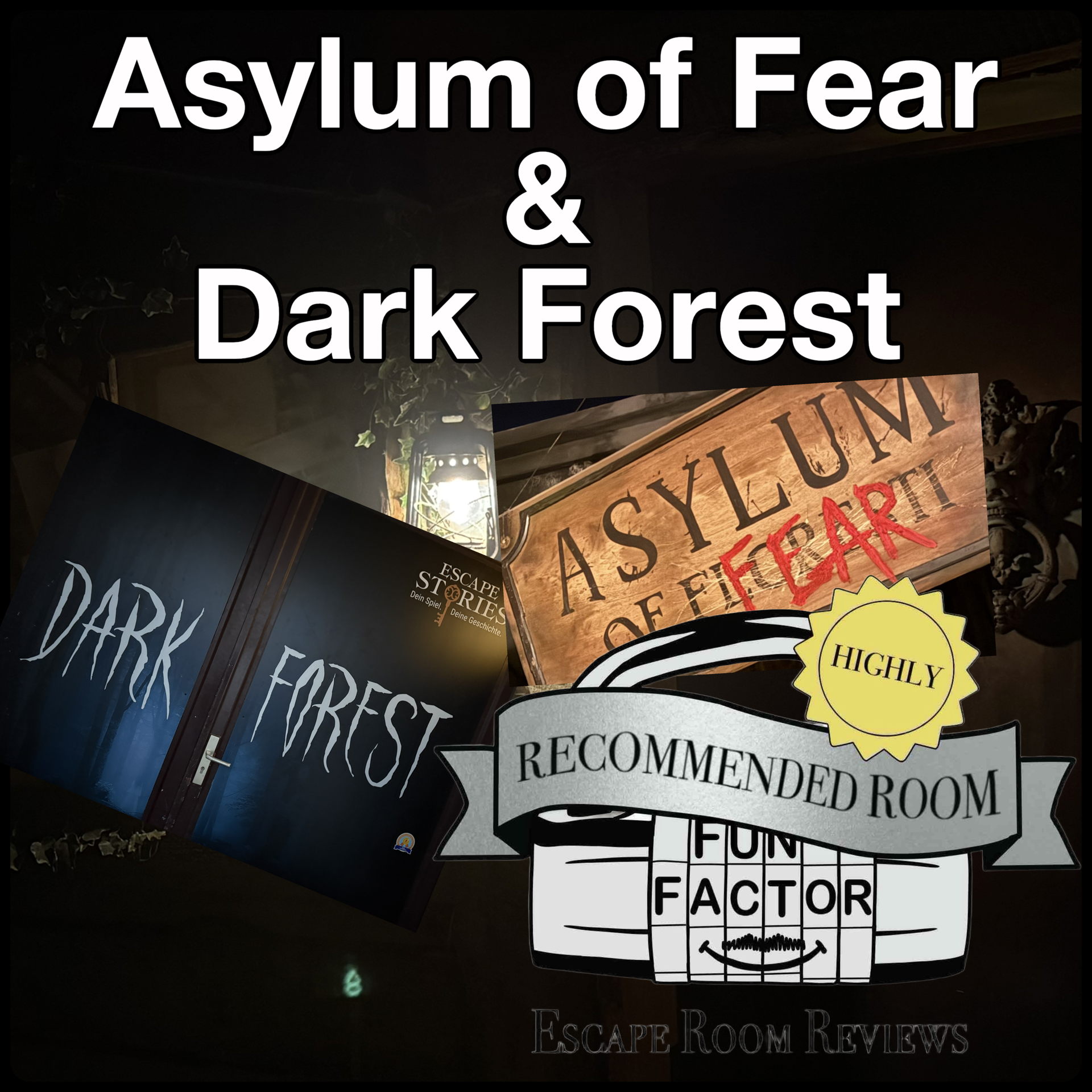 Review: HORROR DOUBLE FEATURE,  Asylum of Fear &amp; Dark Forest, Escape Stories, Germany