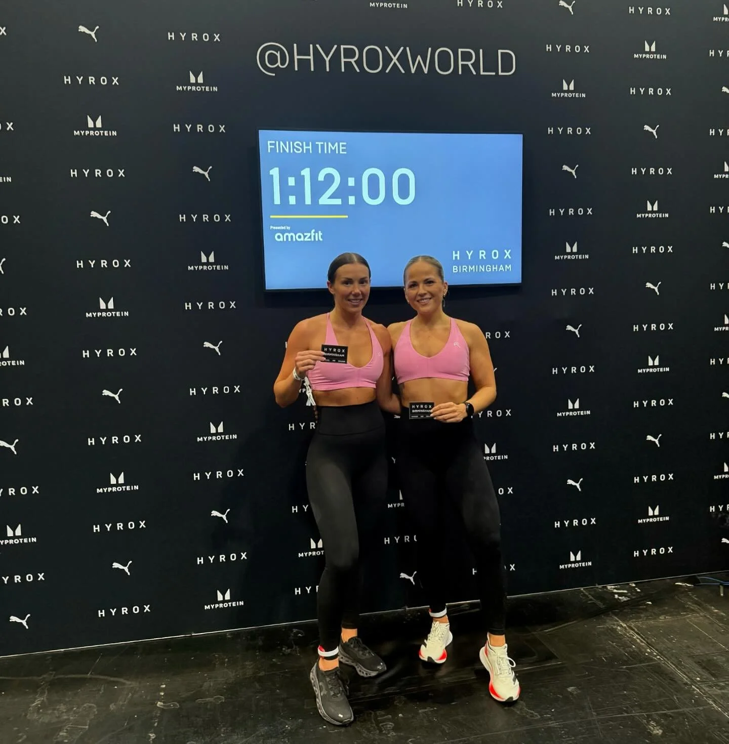 OUR FIRST DOUBLES TOGETHER 🫶🏼
Today I hit the floor with my incredible client for her first ever race. Insanely proud of the work she putn in week in week out, and her performance today. 
She also got me through the run where I almost passed out