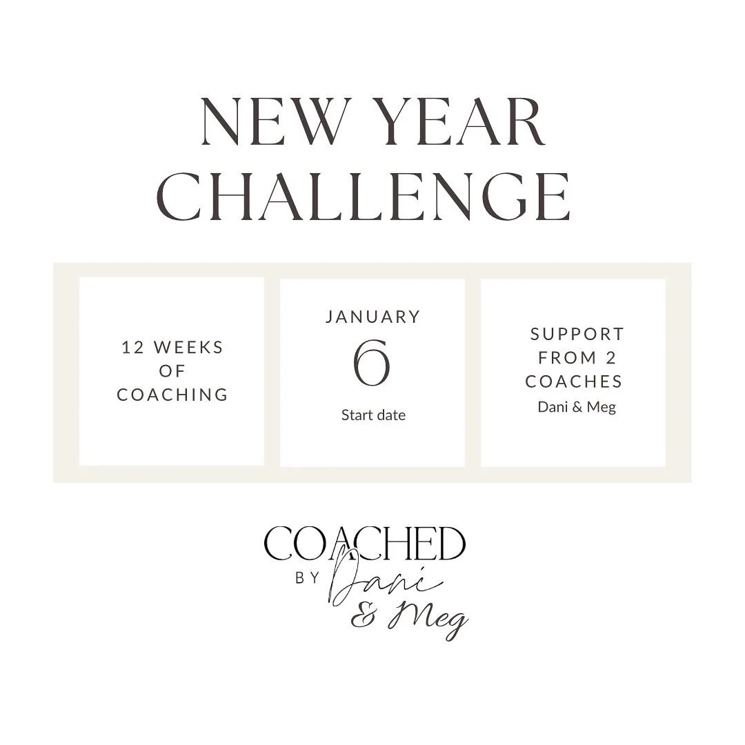 NEW YEAR CHALLENGE 
As much as we believe you should start today and not wait, we know a lot of people thrive off beginning the new year with health and fitness goals. So, we’re here to help you start your year in the right way with another 12
