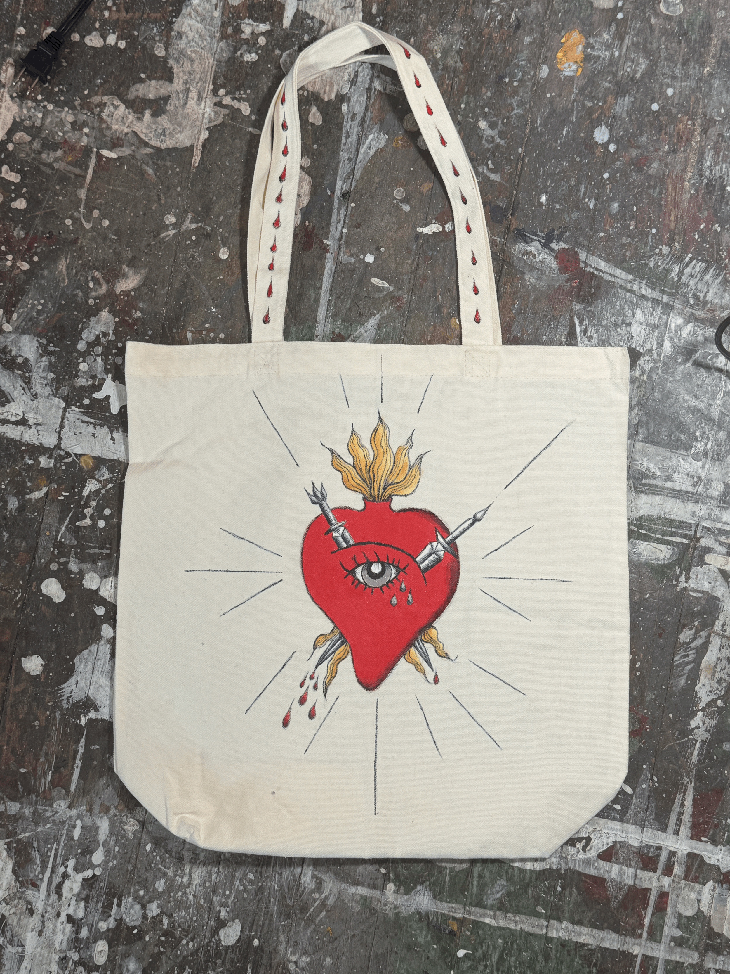 All Seeing Sacred Heart #1 Tote