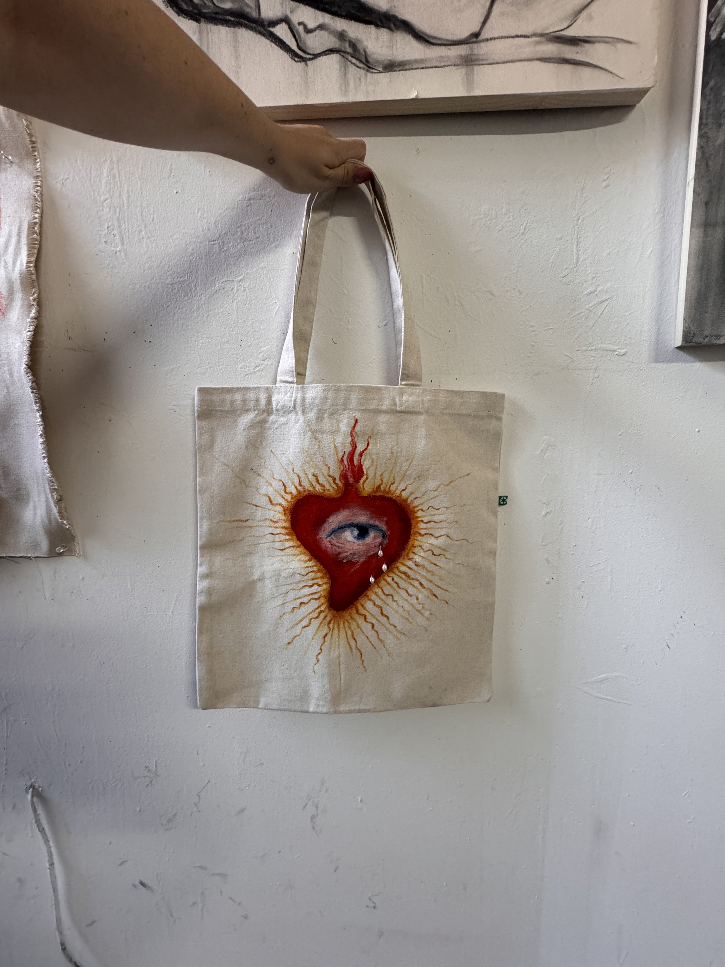 Weeping Sacred Heart Tote #1