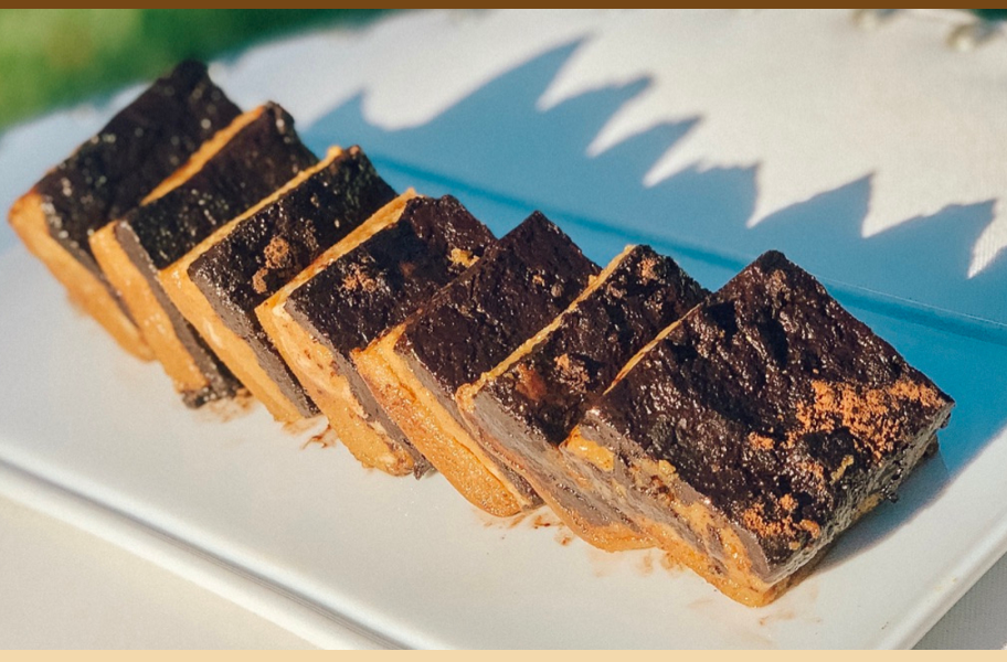 Raw Caramel Tahini Slice Bars