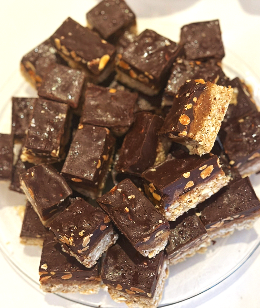 Raw Snickers Bars