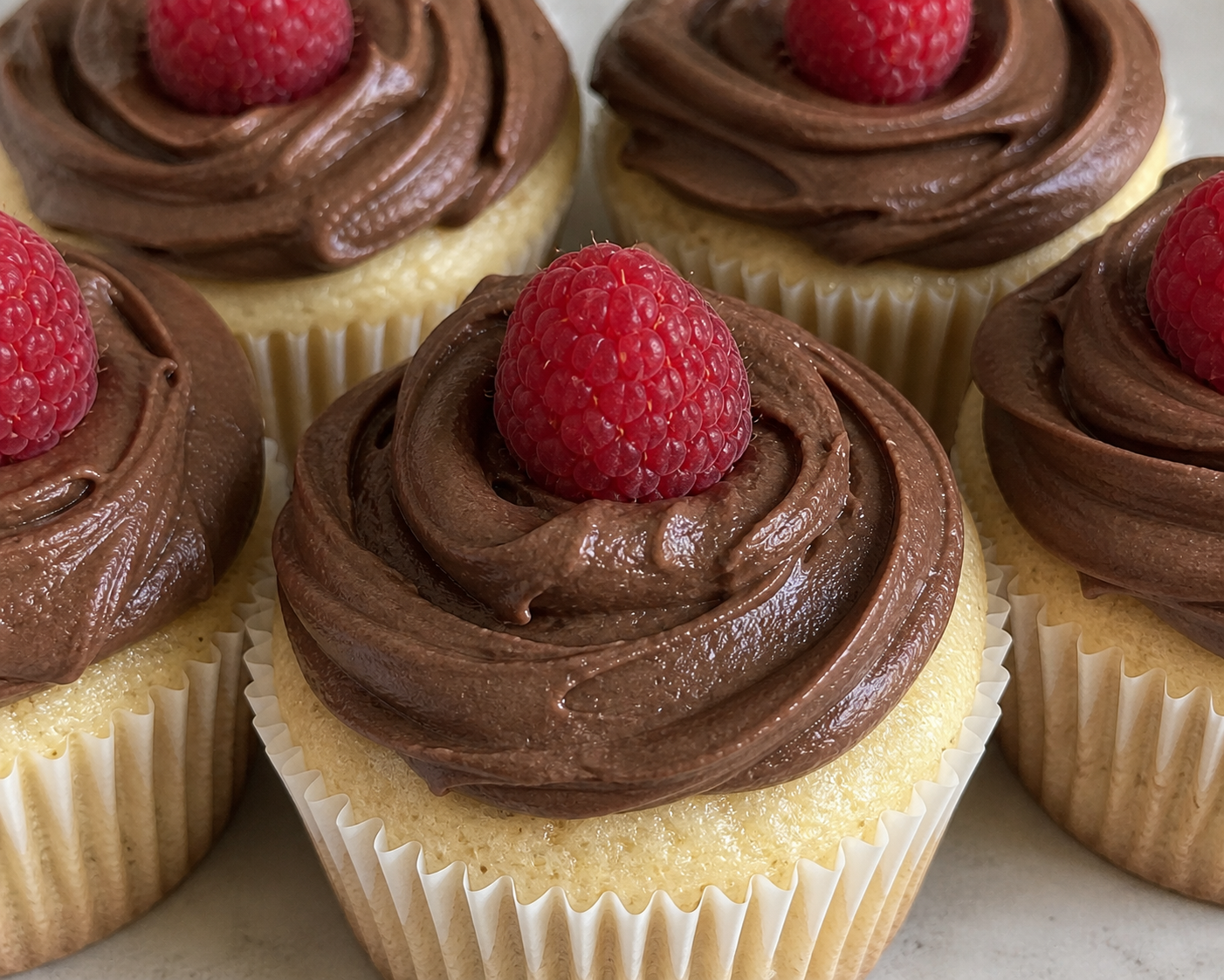 Coconut flour cupcakes (Vanilla or chocolate BASED) with Raw cacao frosting