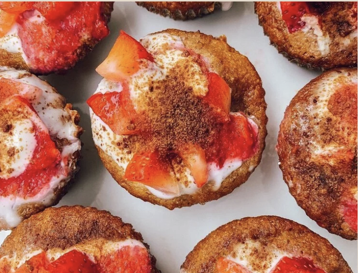 Strawberries and Cream Cupcakes