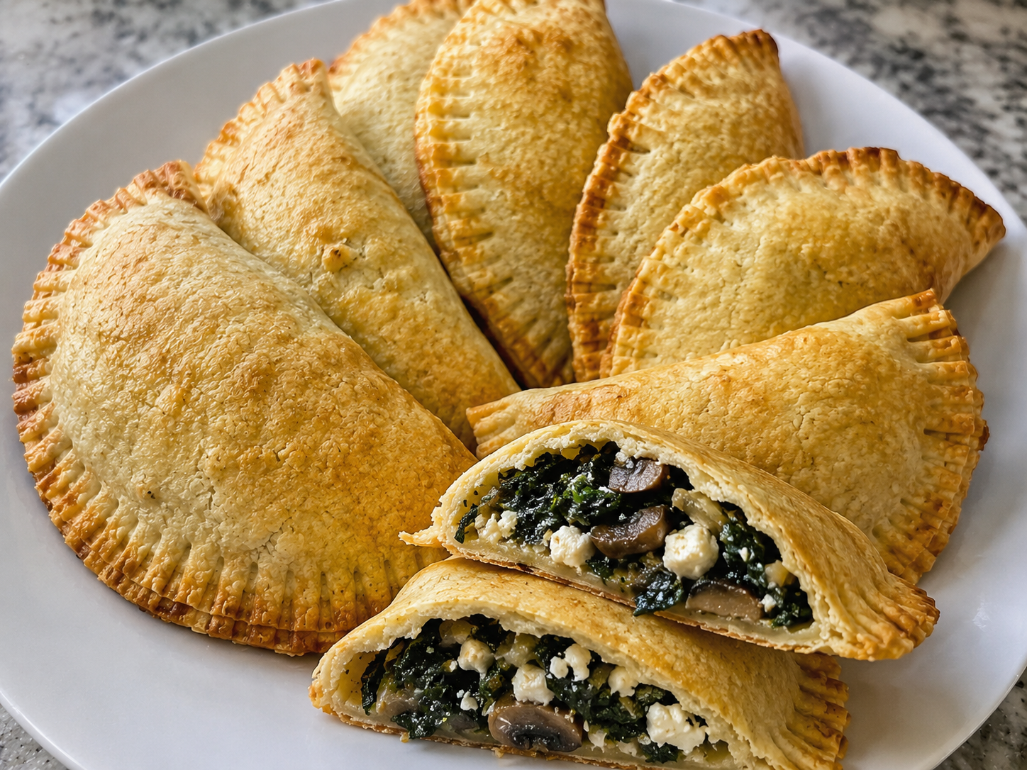 Grain-free empanadas — vegetable filled (THREE WAYS)