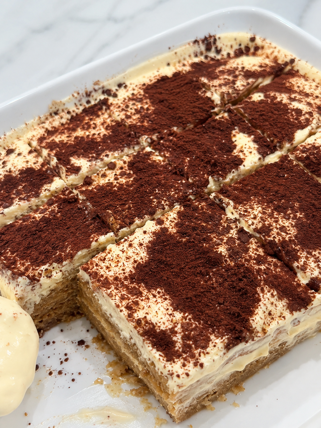 Grain-free Baked tiramisu