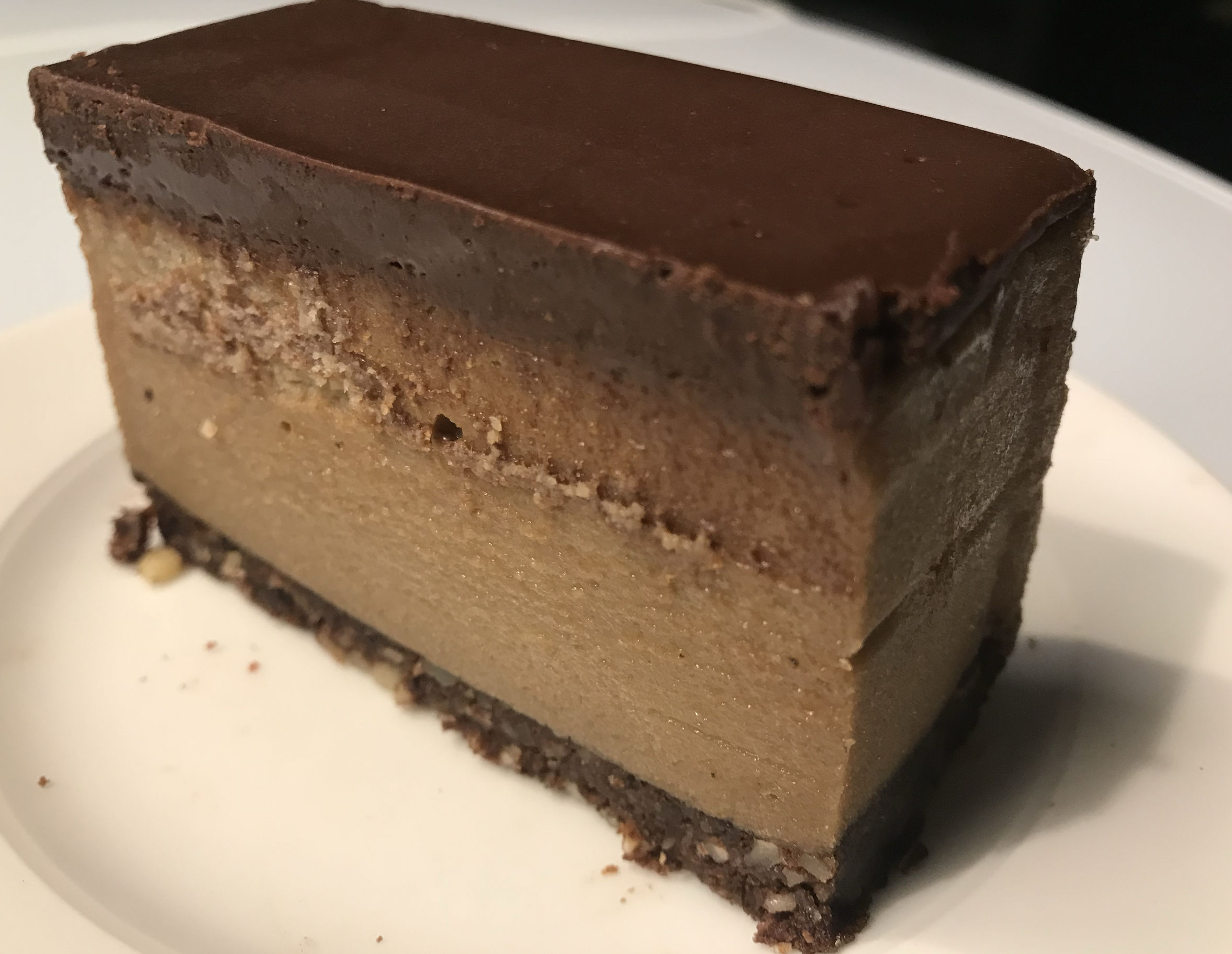 Banana Nut Butter Mousse Cacao Cake