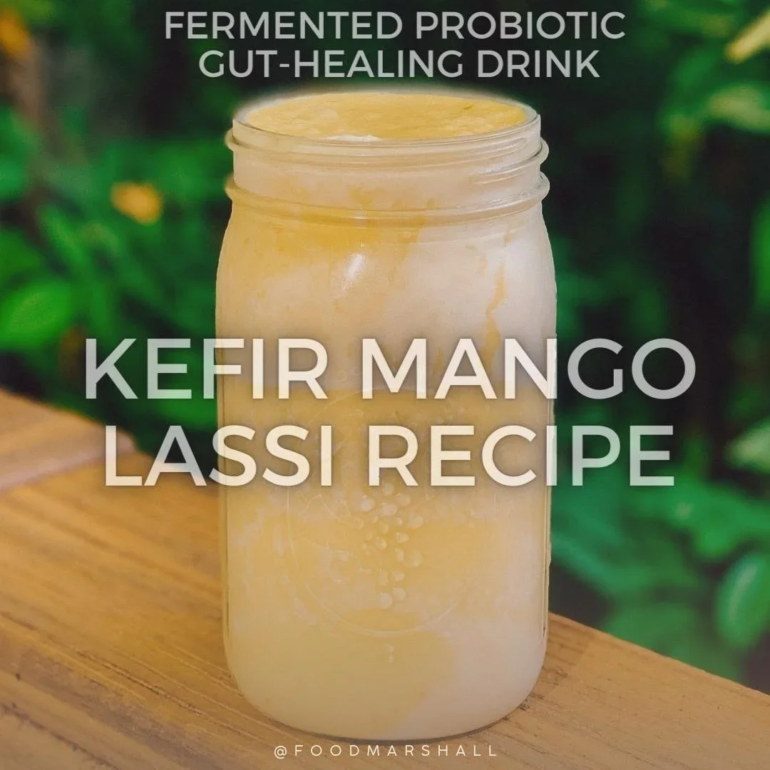 Mango Kefir Lassi with Cardamom