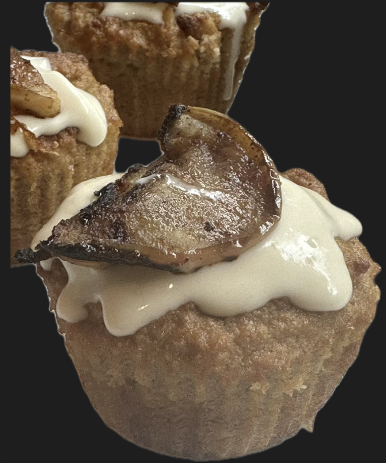Apple Ginger Cupcakes with Cinnamon-Ginger Cream
