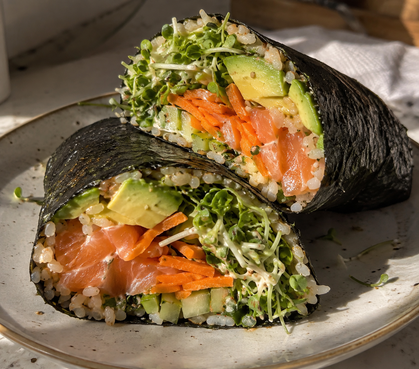 Spring Garden Nori Sushi Burrito