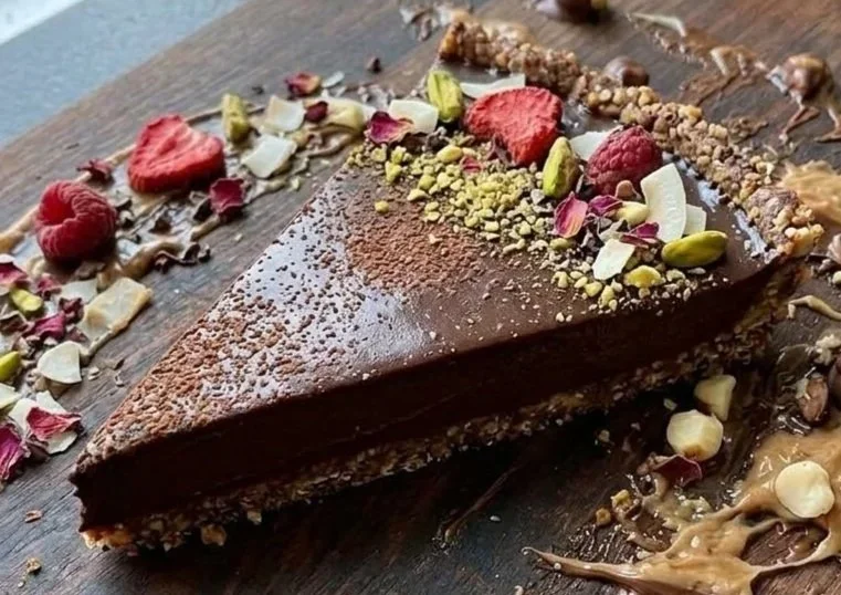 Raw Avocado Chocolate-Hazelnut Tart (Nutella-Inspired)