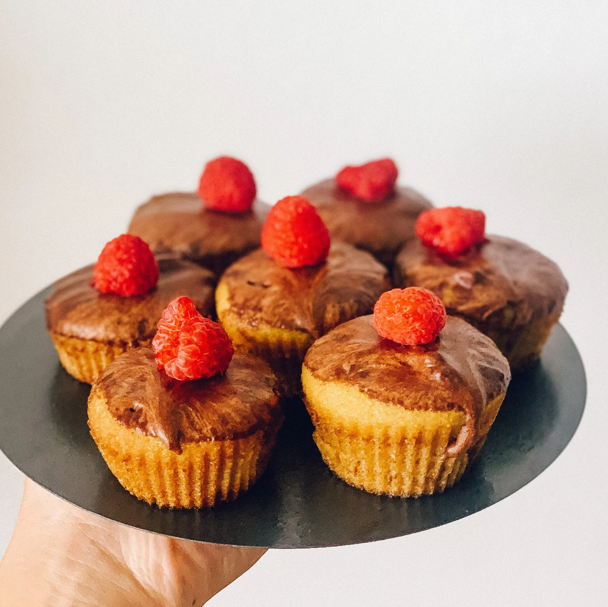 Coconut flour cupcakes (Vanilla or chocolate BASED) with Raw cacao frosting