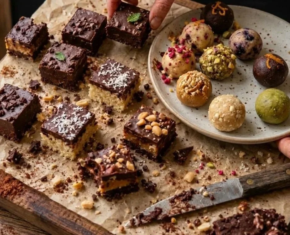 Fudge Balls and Squares: Six varieties of flavors