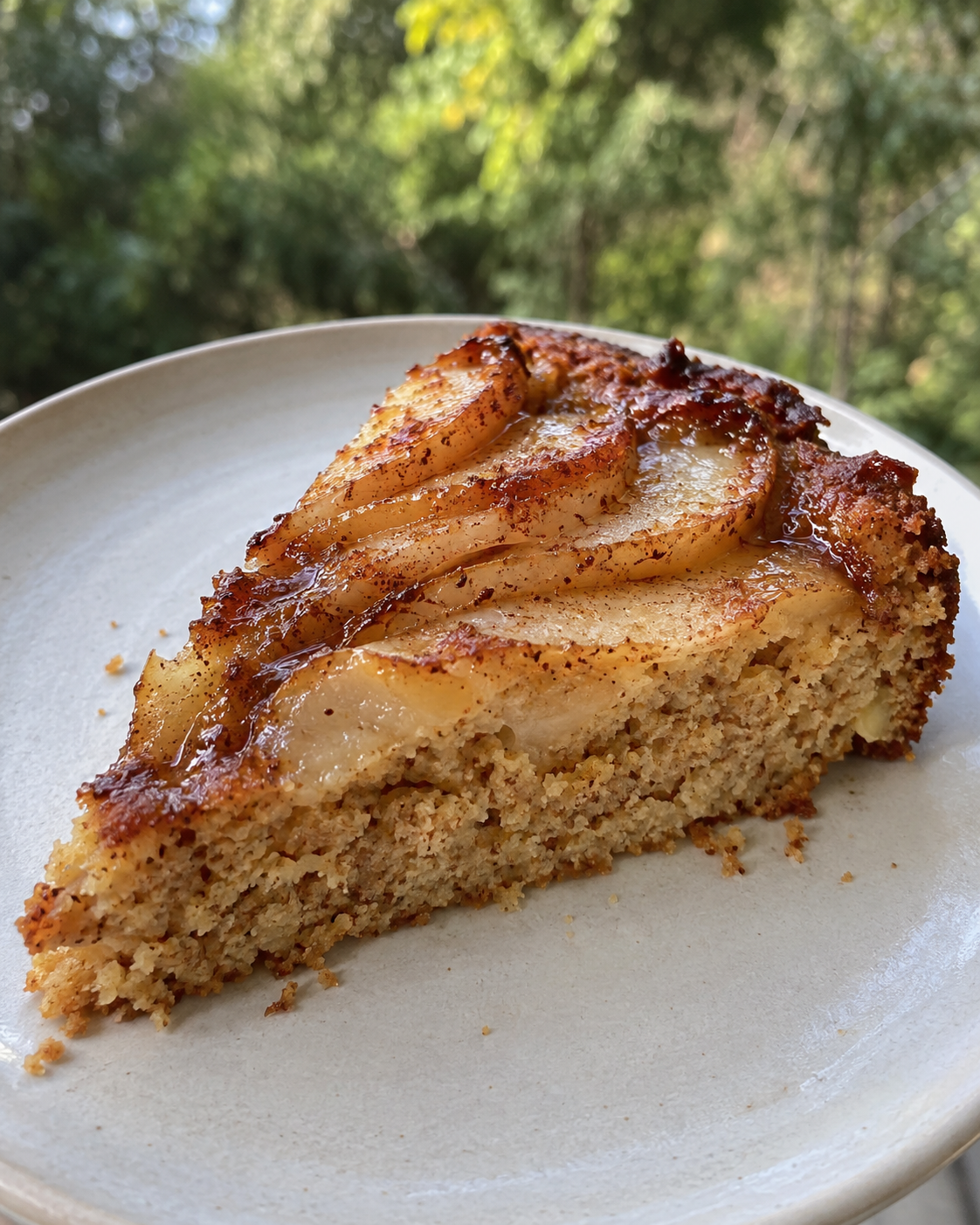 Chai-Spiced Pear Cake (with a Hibiscus Raspberry Variation)