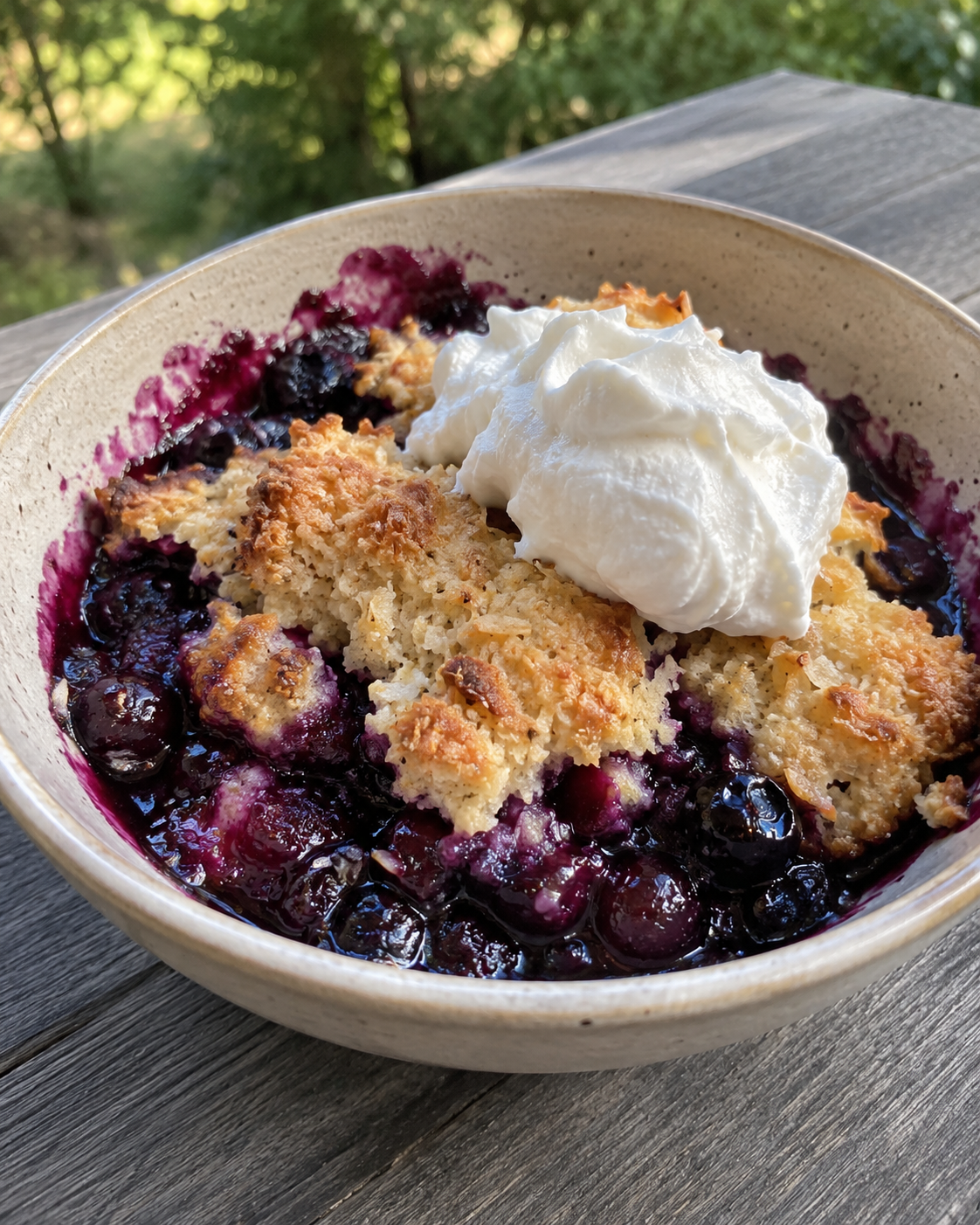 Grain-Free Blueberry Cobbler (Plus Four Fruit Variations)