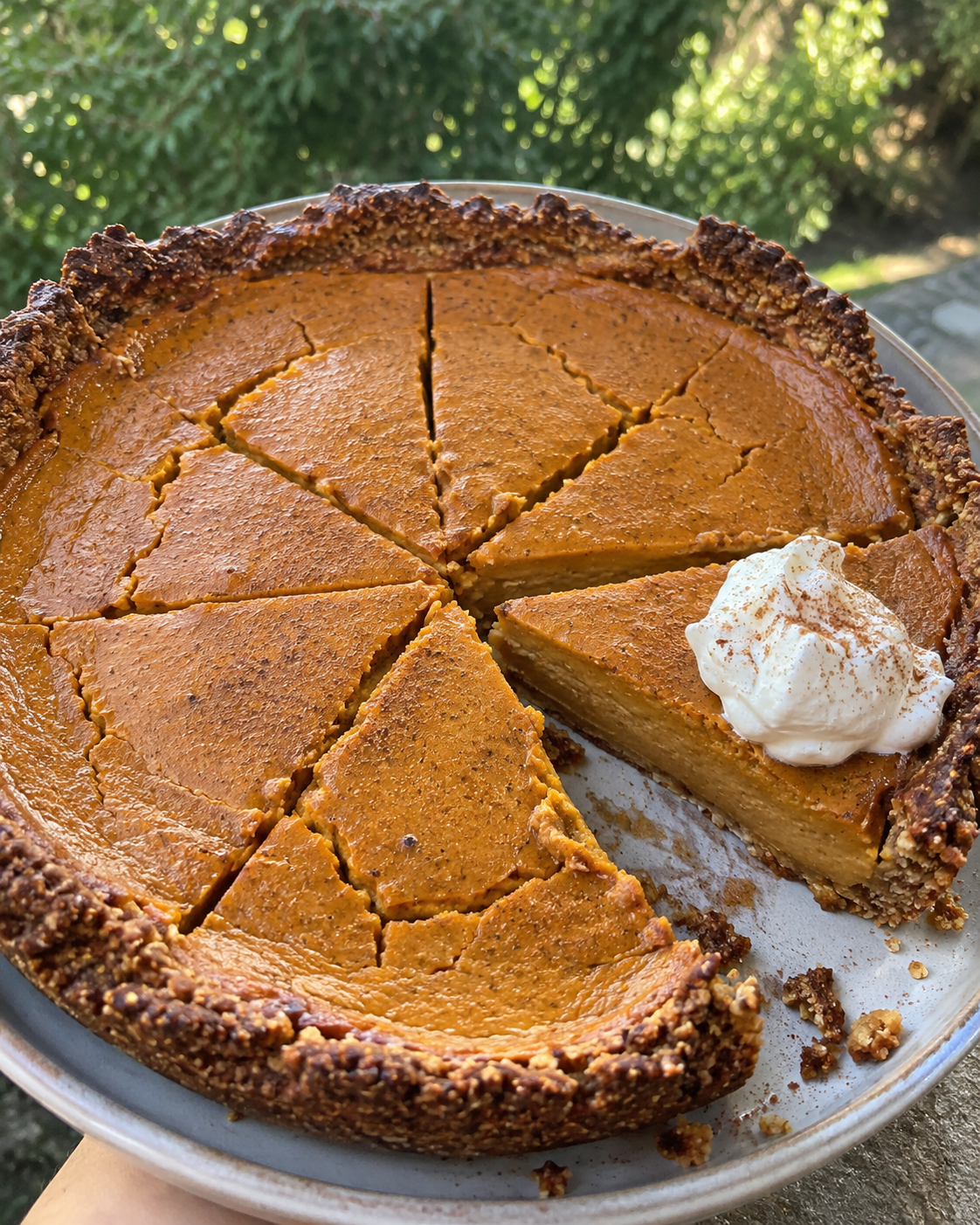 Classic Baked Pumpkin Pie (Grain-Free)
