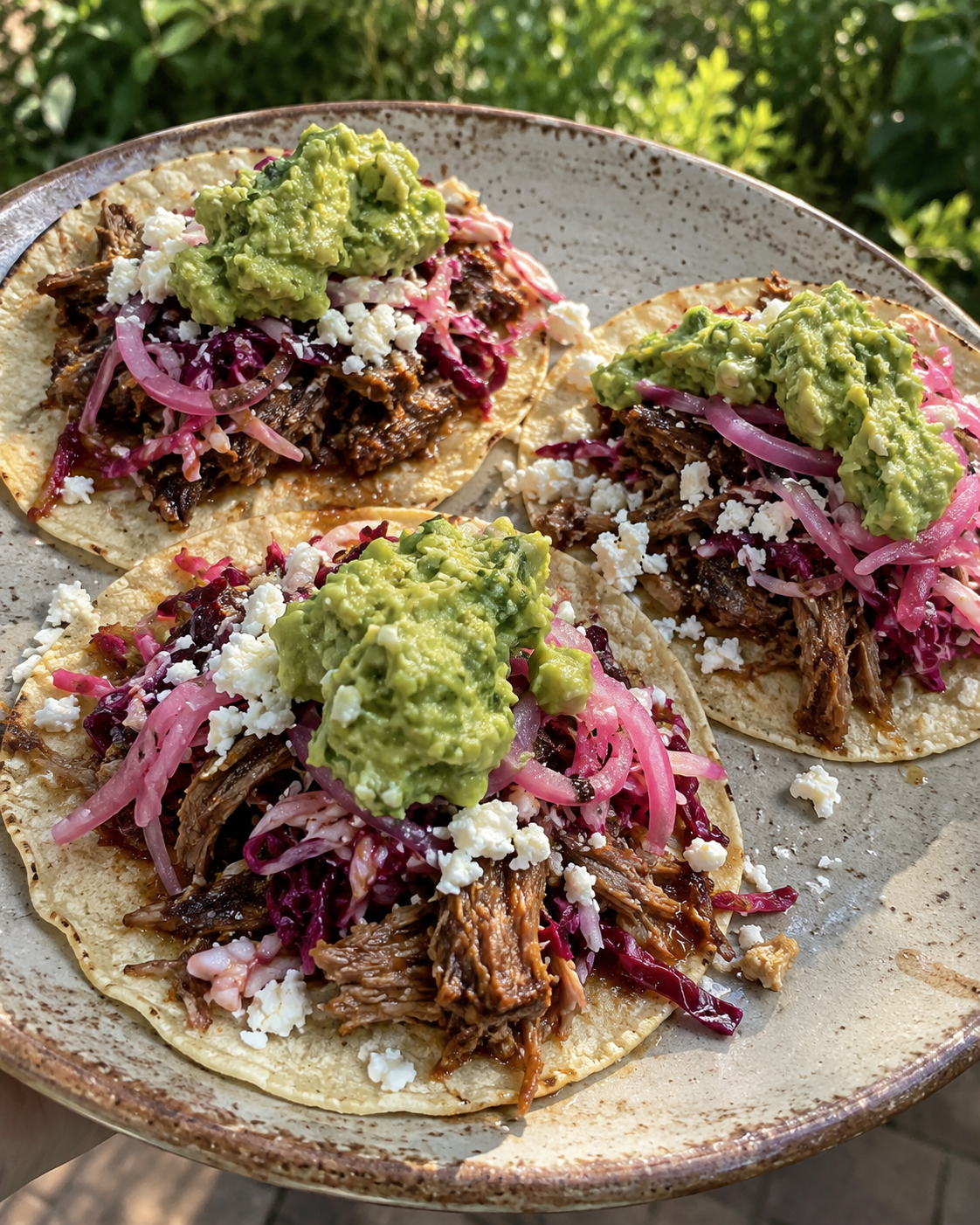 Slow-Braised Tacos Two Ways: Mexican-Spiced Lamb Shoulder &amp; Cinnamon-Orange Pork Carnitas