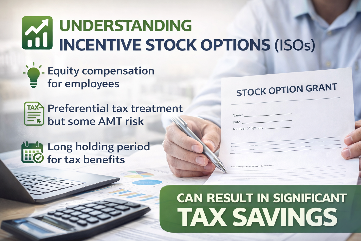 Taxation of Incentive Stock Options (ISOs): What You Need to Know