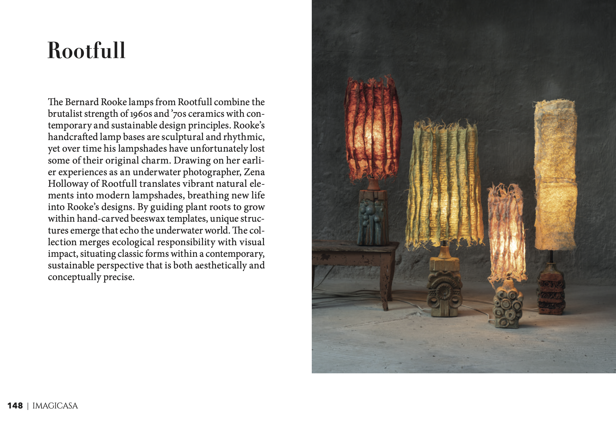 The lamps feature in Imagicasa, Spring 2026