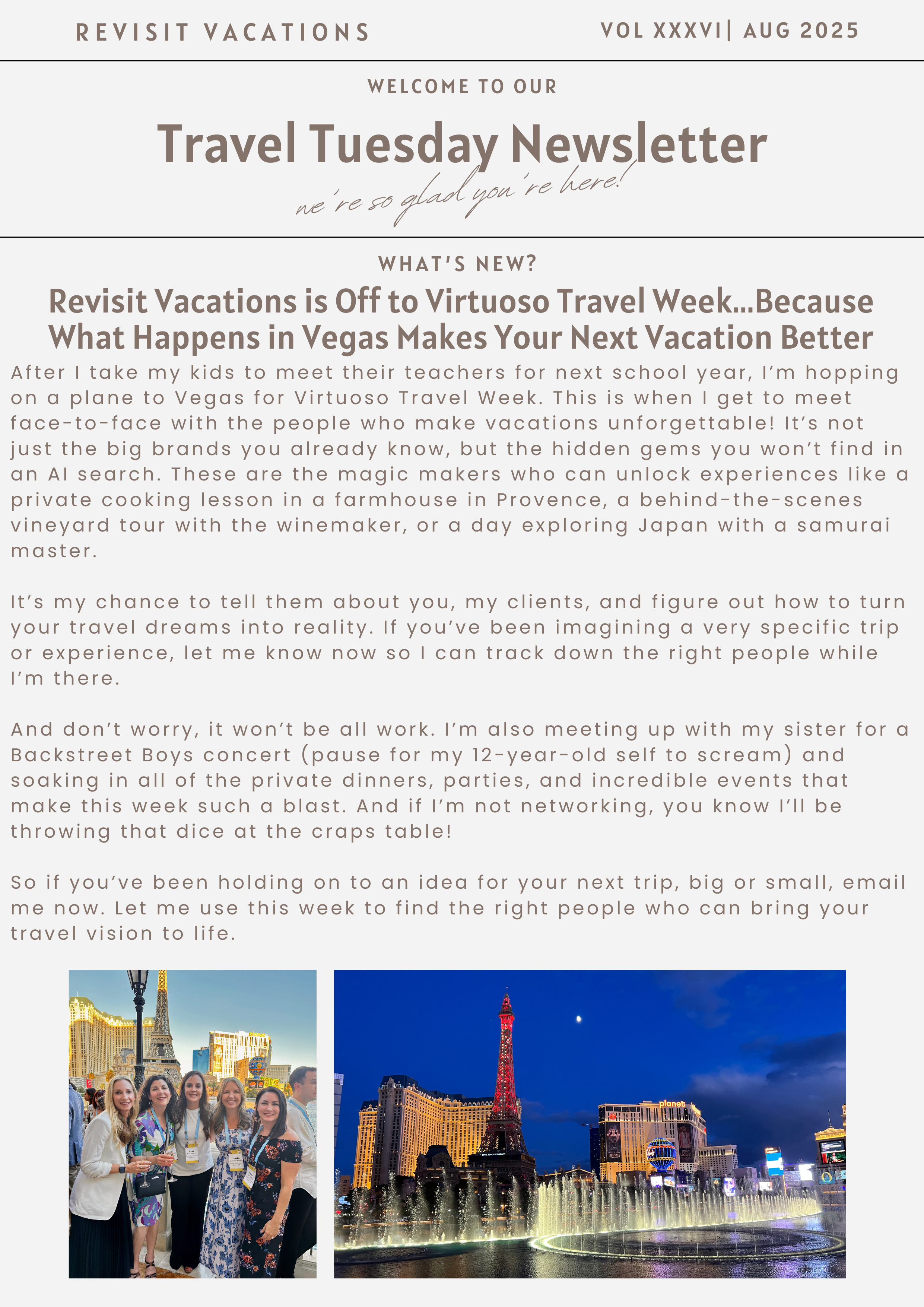 Travel Tuesday - 8/05