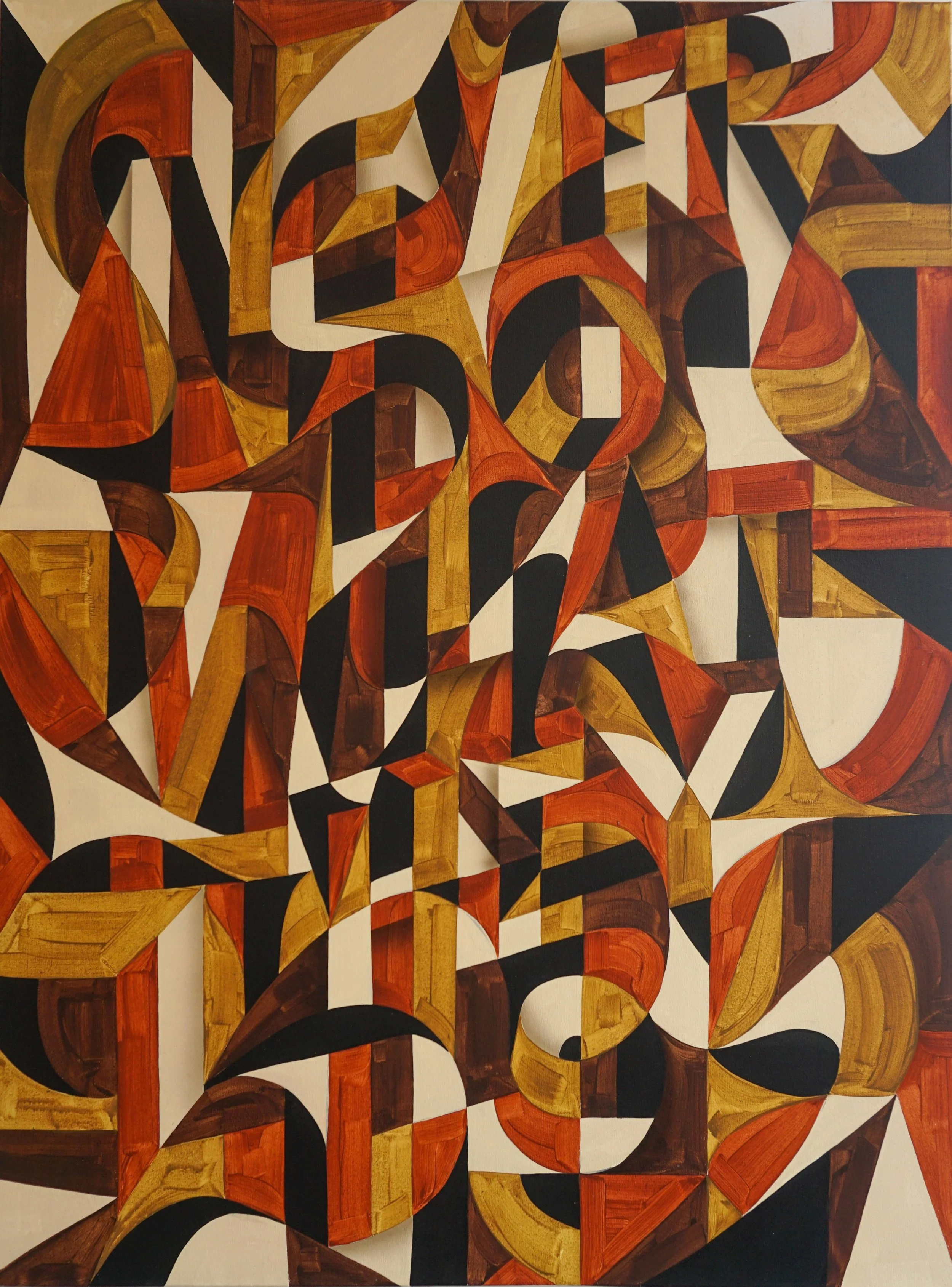 ‘Never Do What They Do', Acrylic on Canvas, 36” x 48," 2021
