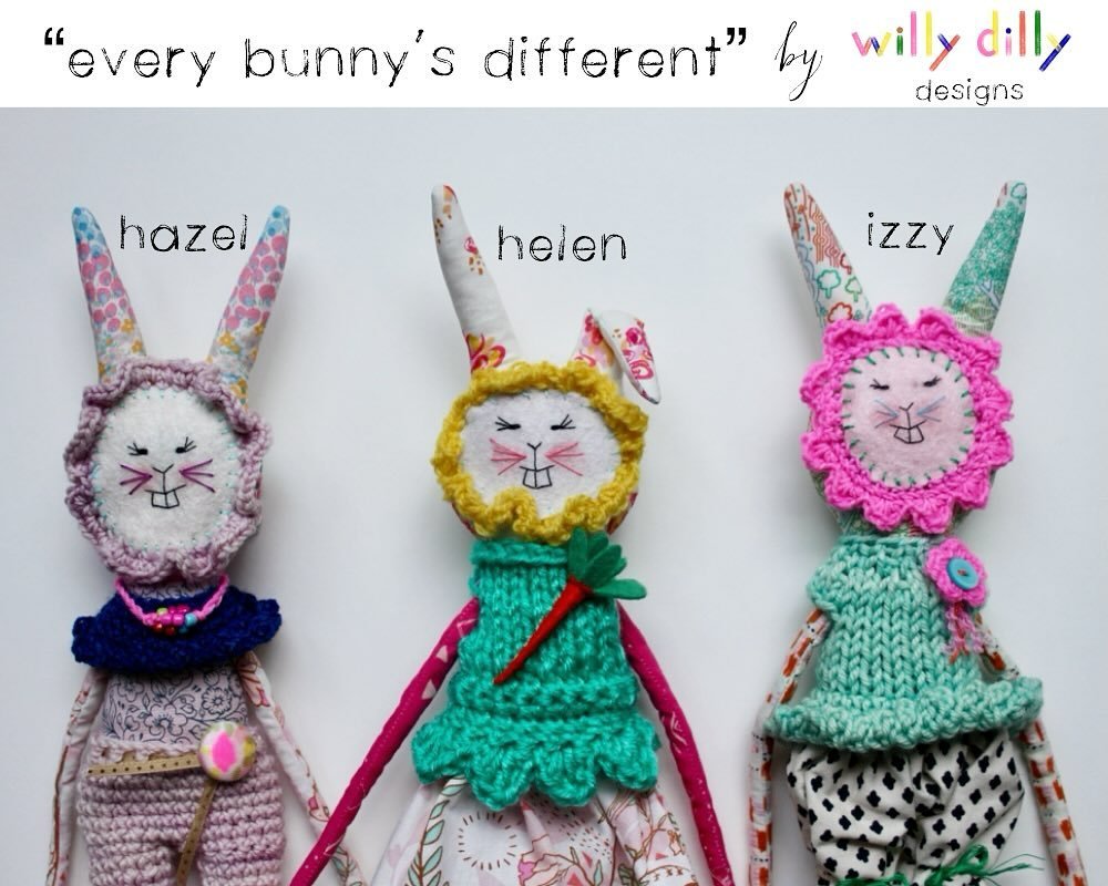 Have you heard? &ldquo;Every Bunny&rsquo;s Different?&rdquo; A new art doll collection by willy dilly designs that will be available soon.  So stay tuned! 💛📺💜🐰💙 
.
.
#willydillydesigns #everybunnysdifferent #bunnylove #bunnylover #goimagine #car