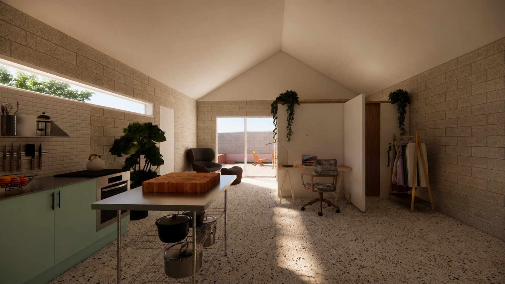 GARAGE TURNED TO STUDIO