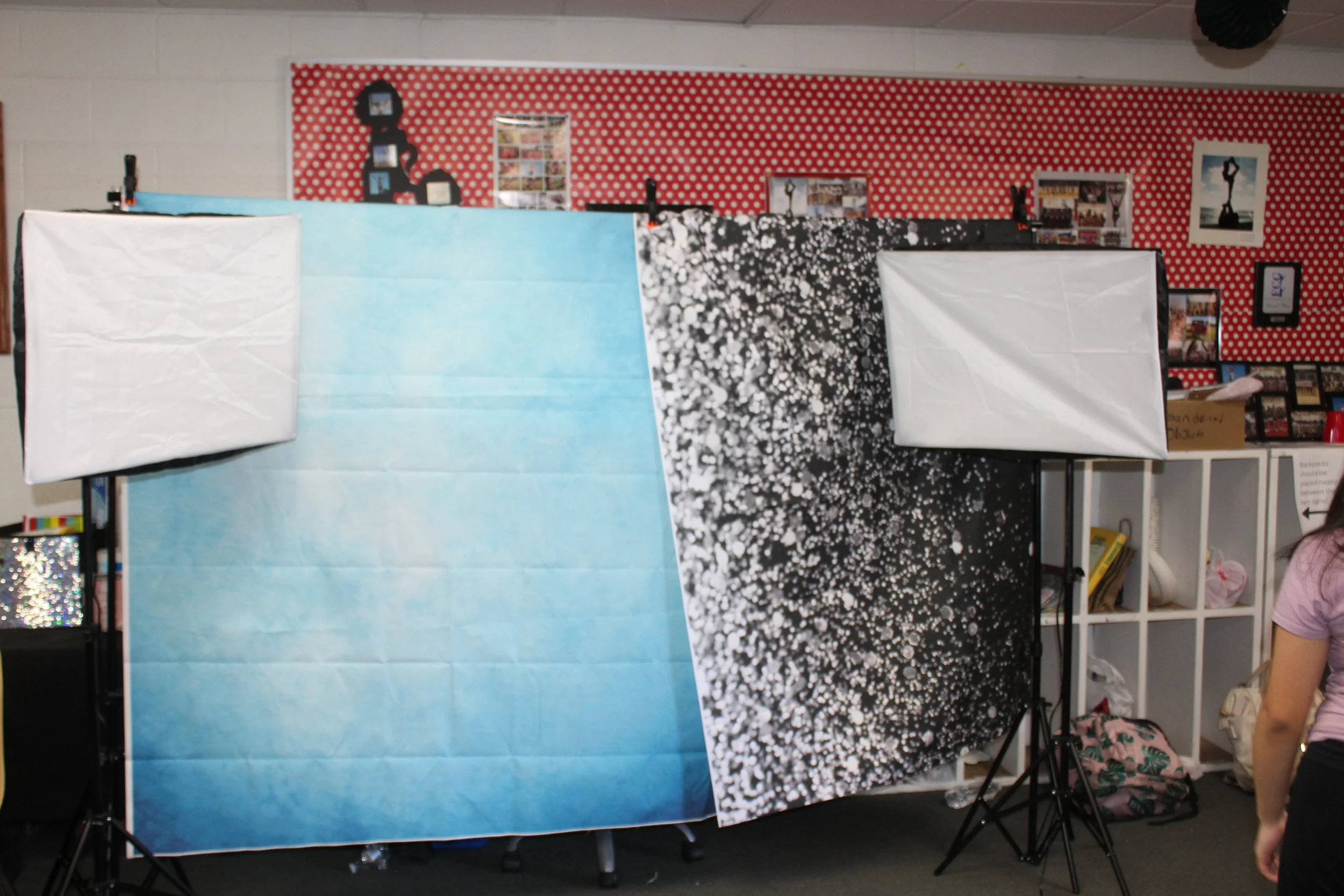 Mountain View Christian School - Showing off their new photography setup