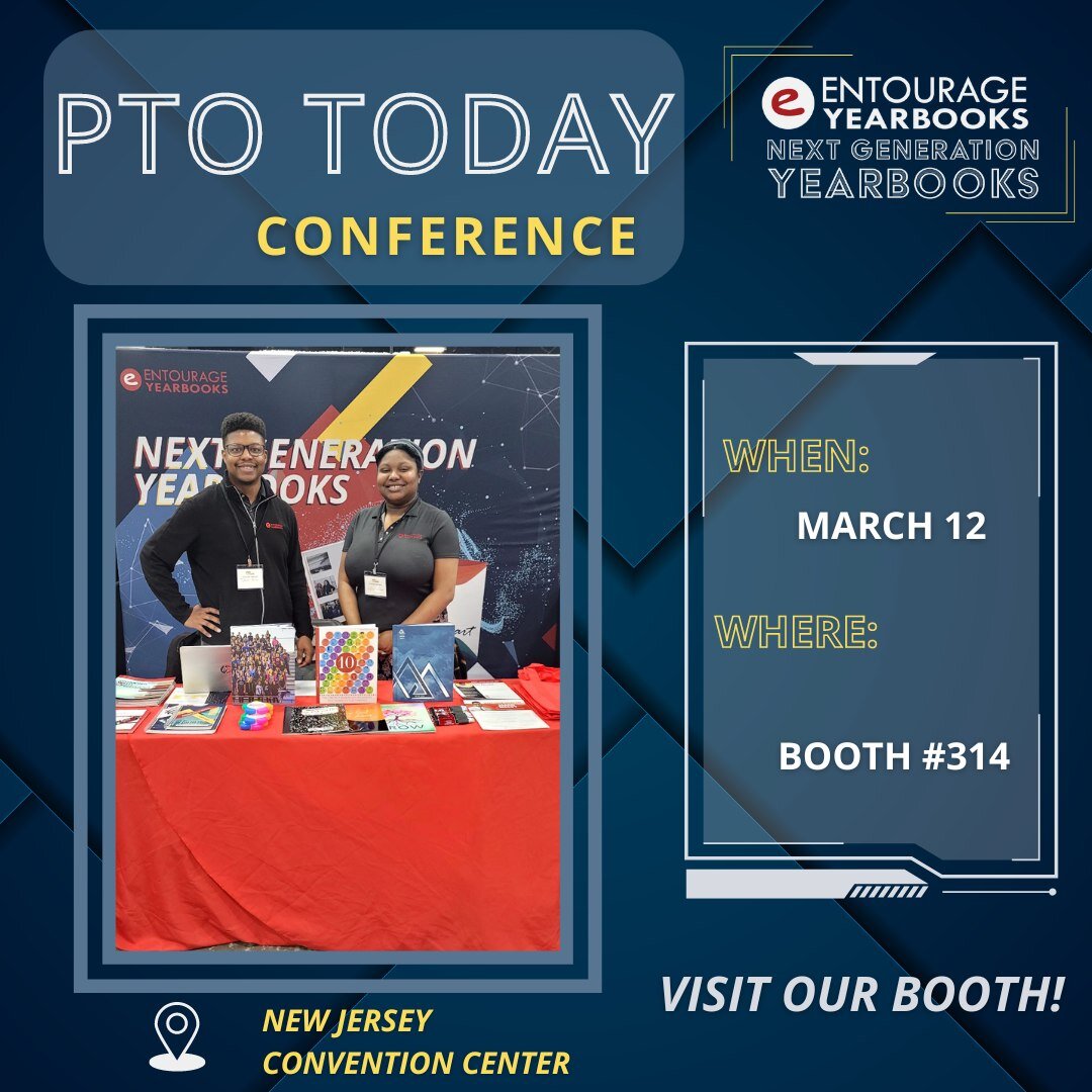 Our Northeast Sales Team is currently attending PTO Today in Edison, NJ. Representatives Jason and Adia are available to discuss all things yearbooks. Come visit us at booth #314!